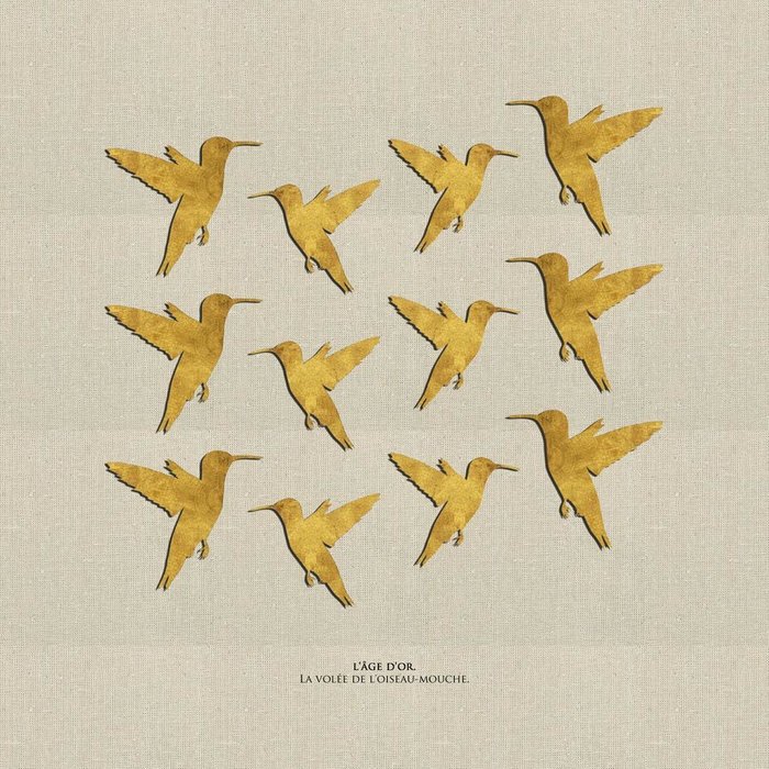 Картина (репродукция, постер): Стая поющих колибри