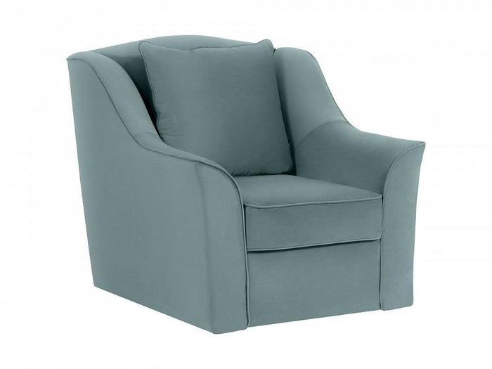 Кресло Vermont серо-голубого цвета - купить Интерьерные кресла по цене 29580.0