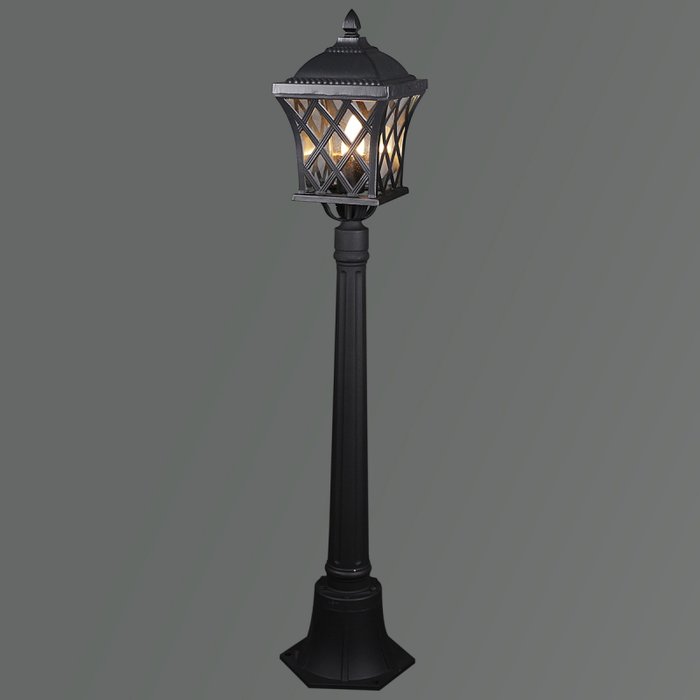 Наземный уличный светильник 09017-0.7-001SL BK черного цвета - лучшие Наземные светильники в INMYROOM