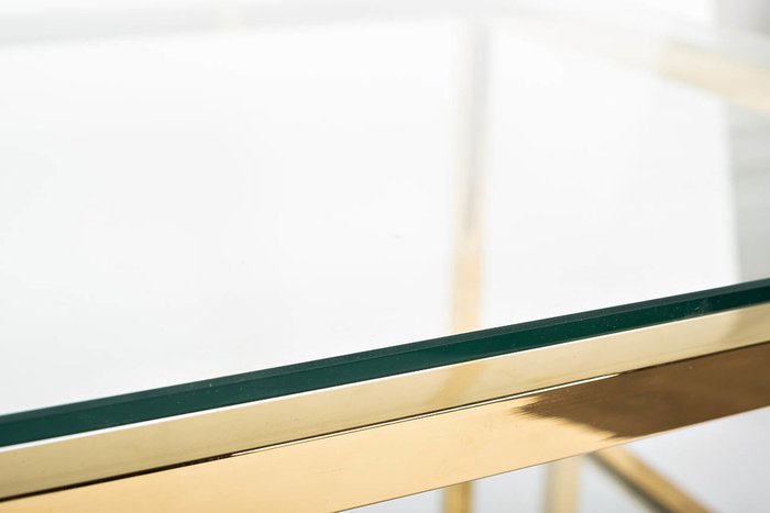 Кофейный стол из стали и стекла  - лучшие Кофейные столики в INMYROOM