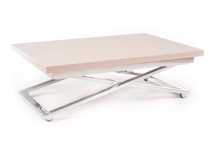 Стол-трансформер Compact цвета капучино глянец  - лучшие Обеденные столы в INMYROOM