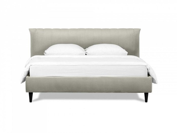 Кровать Queen Anastasia L 160х200 светло-серого цвета - купить Кровати для спальни по цене 59760.0