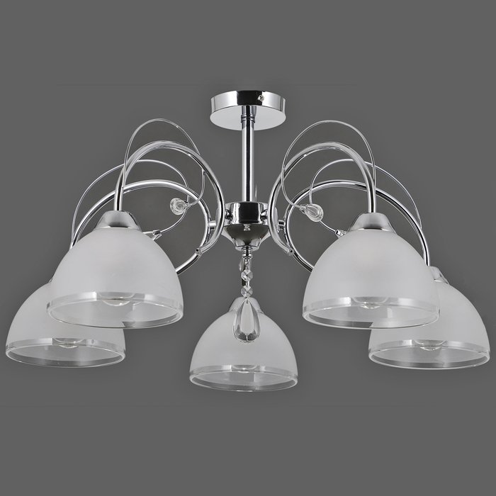 IL0495-5CSQ-25CH ELITE светильник потолочный - лучшие Подвесные люстры в INMYROOM IL0495-5CSQ-25CH ELITE светильник потолочный - лучшие Подвесные люстры в INMYROOM