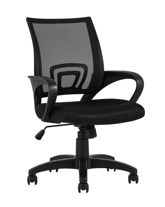 Кресло офисное Top Chairs Simple черного цвета