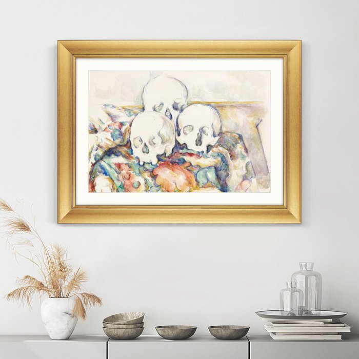 Репродукция картины The Three Skulls, 1902г. - лучшие Картины в INMYROOM