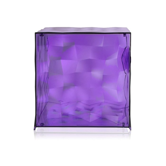 Куб Optic с глянцево-фиолетовой поверхностью - купить Кофейные столики по цене 33535.0