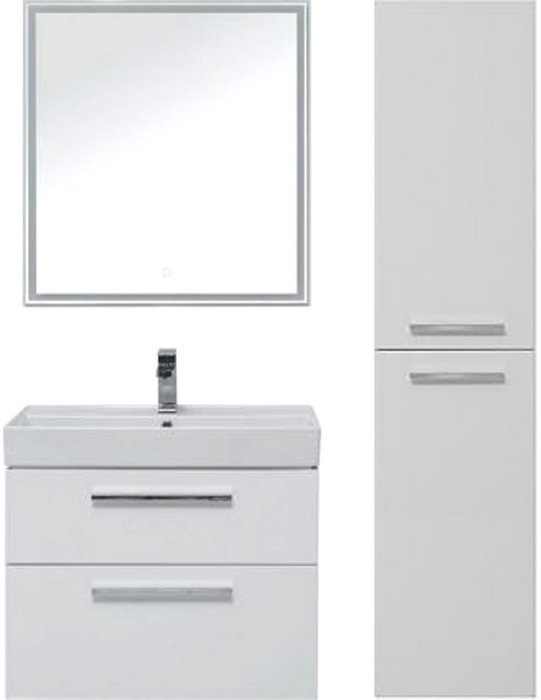 Шкаф-пенал Nova белого цвета - купить Пеналы для ванной комнаты по цене 39761.0