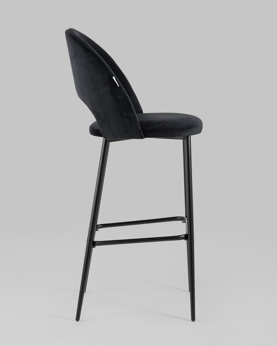 Стул барный Меган черного цвета - лучшие Барные стулья в INMYROOM