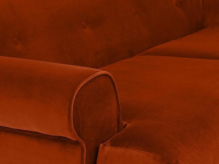 Диван Italia красного цвета - лучшие Прямые диваны в INMYROOM
