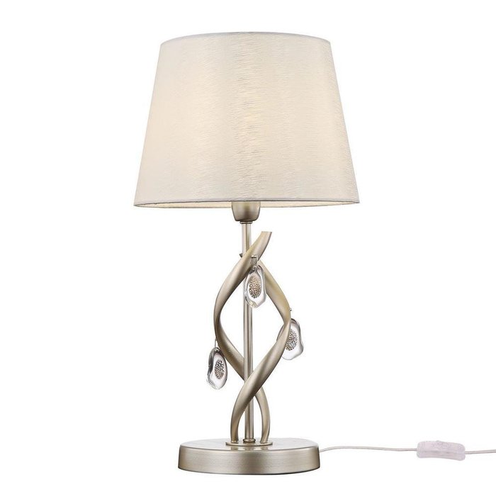 Настольная лампа Monique бежевого цвета