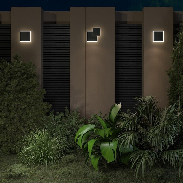 Накладной светильник Smena 359165 - лучшие Настенные уличные светильники в INMYROOM