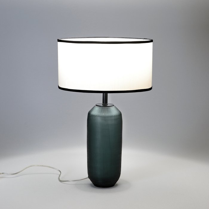 Лампа настольная Gotuko бело-синего цвета - купить Настольные лампы по цене 24738.0