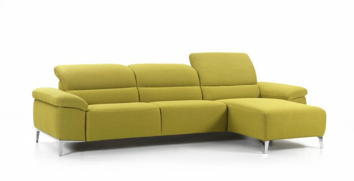Угловой диван Remus желтого цвета
