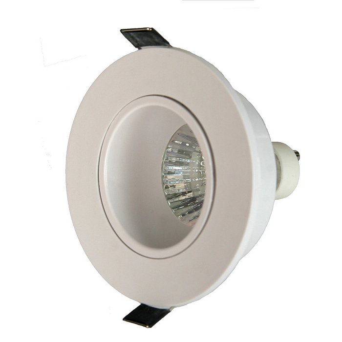 Встраиваемый светильник Lambordjini 6835 (пластик, цвет белый) - купить Встраиваемые споты по цене 483