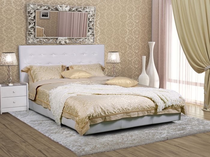 Двуспальная Кровать Cristiano (Аскона Кристиано) с подъемным механизмом 160 x 200
