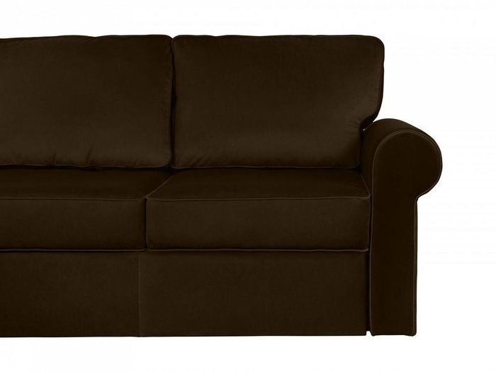 Угловой диван-кровать Murom темно-коричневого цвета - лучшие Угловые диваны в INMYROOM