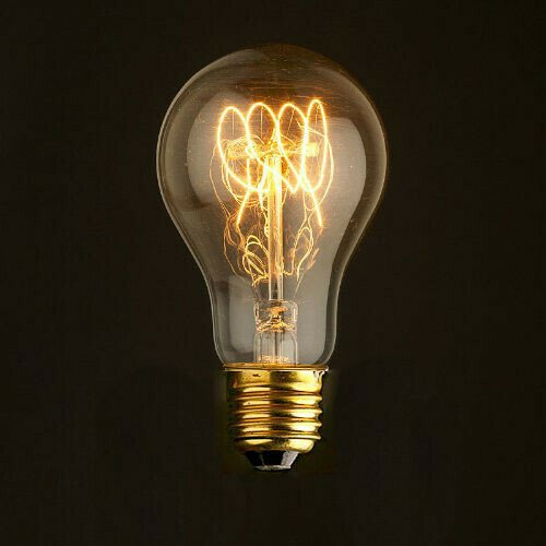 Ретро лампа накаливания E27 60W 220V 1004-SC формы груши - купить Лампочки по цене 580.0