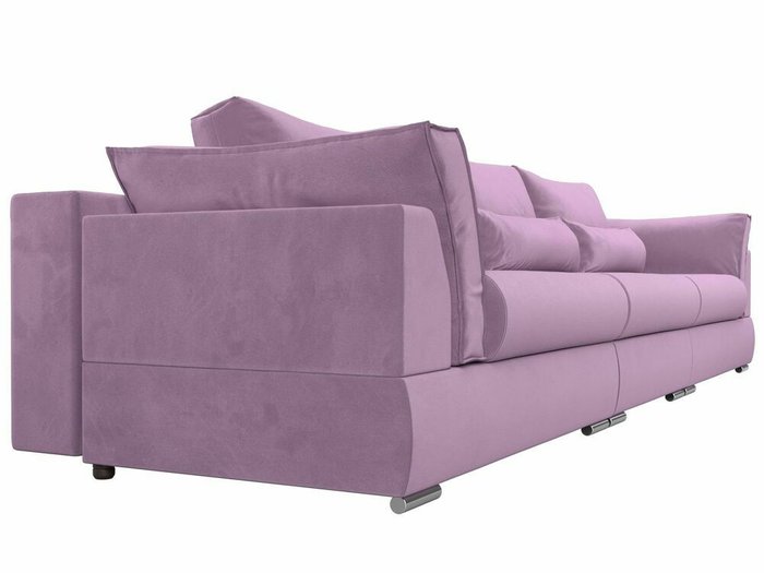 Прямой диван-кровать Пекин Long сиреневого цвета - лучшие Прямые диваны в INMYROOM