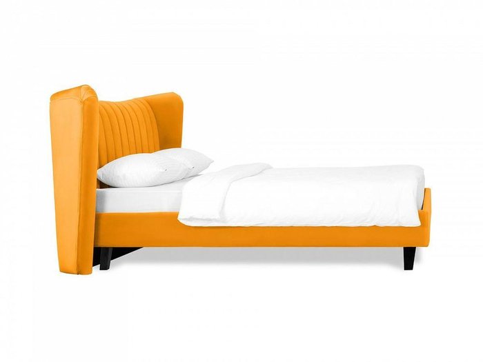 Кровать Queen Agata L 160х200 желтого цвета - лучшие Кровати для спальни в INMYROOM
