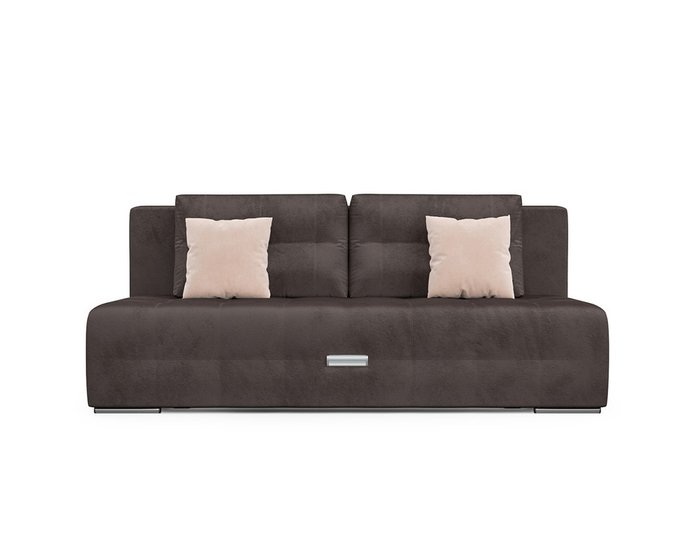Прямой диван-кровать Марсель 4 коричневого цвета - купить Прямые диваны по цене 33490.0