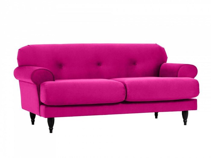 Диван Italia розового цвета - купить Прямые диваны по цене 61290.0