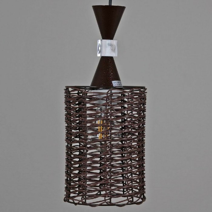 Подвесной светильник 04570-0.4-03 CF (пластик, цвет коричневый) - купить Подвесные светильники по цене 4410.0