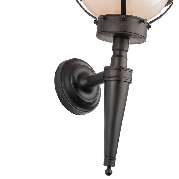 Настенный уличный светильник с белым плафоном - купить Настенные уличные светильники по цене 40800.0