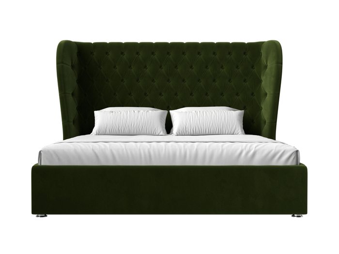 Кровать Далия 180х200 зеленого цвета с подъемным механизмом - купить Кровати для спальни по цене 83999.0