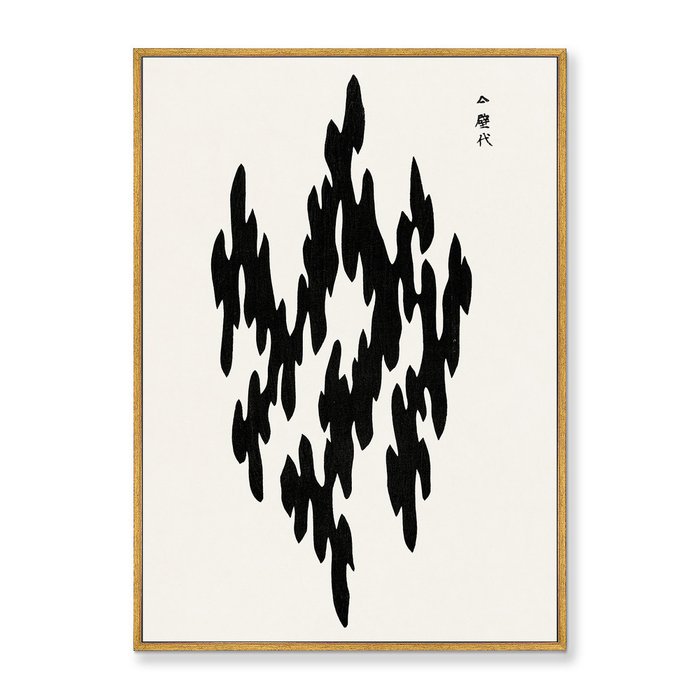 Репродукция картины на холсте Yatsuo no tsubaki IV, 1860г.