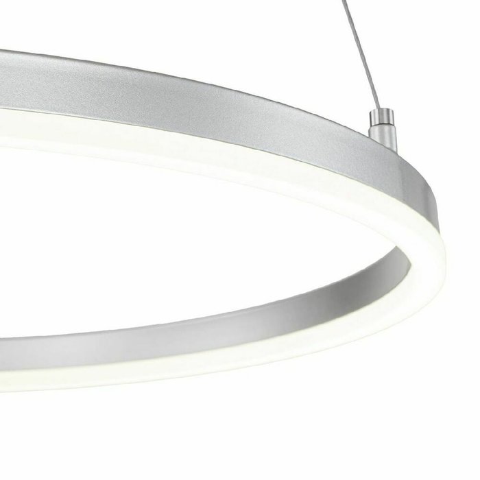 Подвесной светильник Void 10254/1LED Silver APP (акрил, цвет белый) - купить Подвесные светильники по цене 9130.0 Подвесной светильник Void 10254/1LED Silver APP (акрил, цвет белый) - купить Подвесные светильники по цене 9130.0