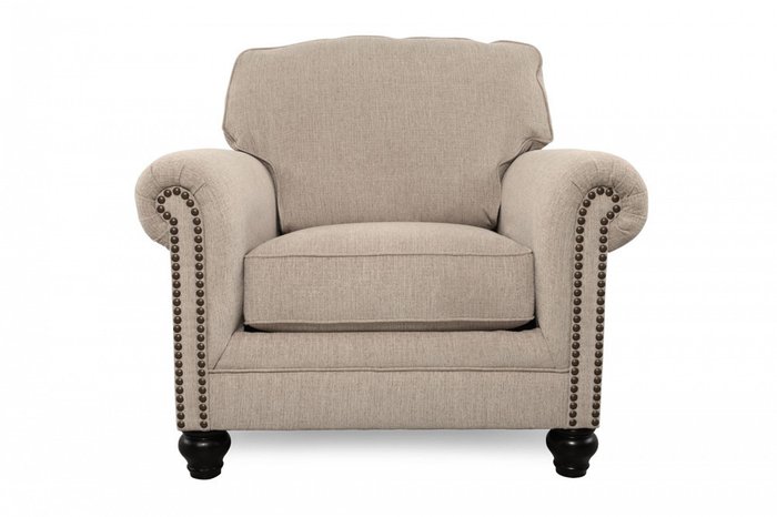 Кресло Toby с обивкой из велюра серого цвета - купить Интерьерные кресла по цене 28000.0