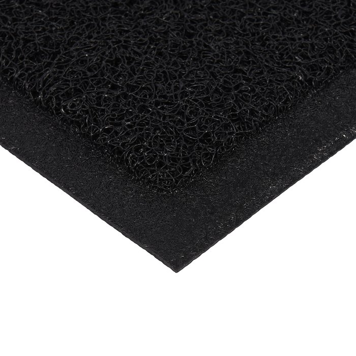 Коврик пористый Стой на своем коврике 50х70 черного цвета - лучшие Придверные коврики в INMYROOM