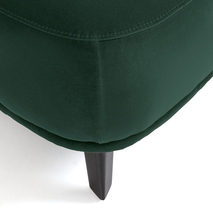 Подставка под ноги из велюра зеленого цвета IMR-1515843 - лучшие Пуфы в INMYROOM