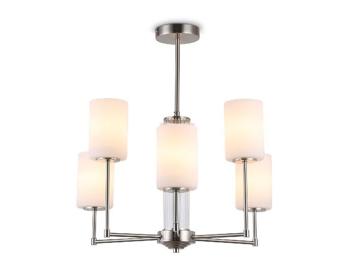 Люстра на штанге Modern LH56211 (стекло, цвет белый)