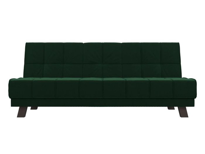 Прямой диван-кровать Винсент зеленого цвета - купить Прямые диваны по цене 31999.0