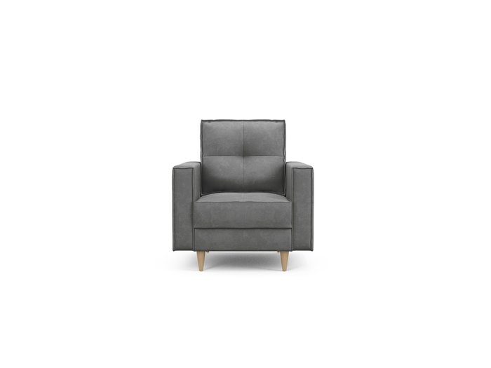 Кресло Oтто светло-серого цвета - купить Интерьерные кресла по цене 26400.0