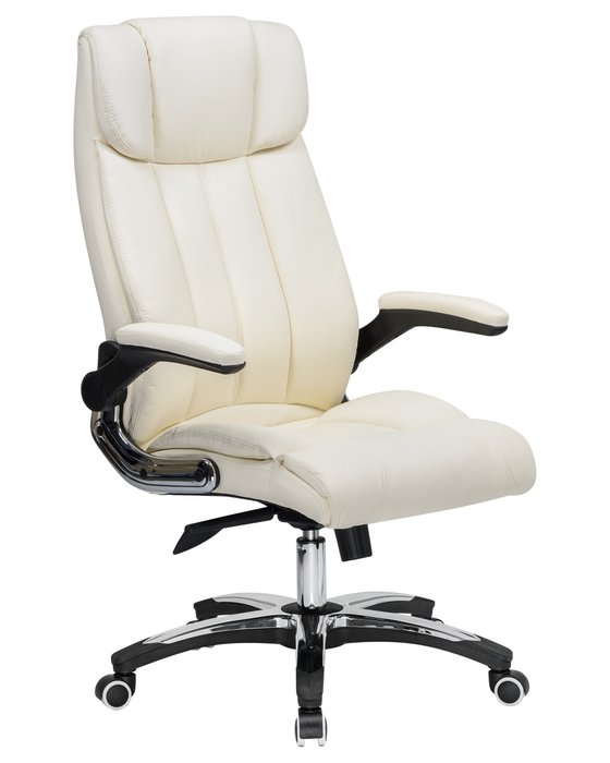 Офисное кресло для руководителей Ronald светло-бежевого цвета - купить Офисные кресла по цене 16310.0