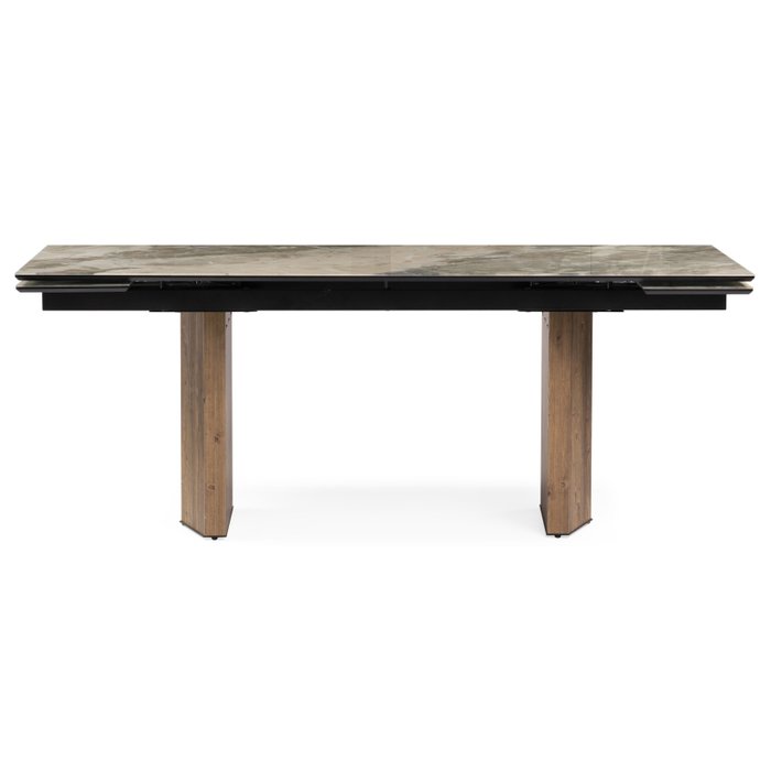 Раскладной обеденный стол Монерон коричневого цвета - купить Обеденные столы по цене 50990.0
