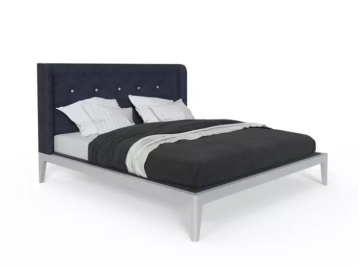 Кровать Fly soft new 160х200 серого цвета без подъемного механизма - купить Кровати для спальни по цене 221932.0 Кровать Fly soft new 160х200 серого цвета без подъемного механизма - купить Кровати для спальни по цене 221932.0