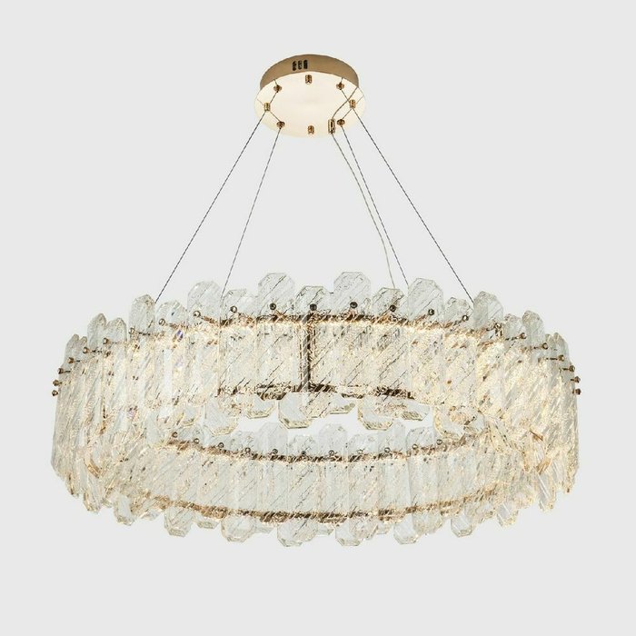Подвесная люстра ML.350.800 GD (хрусталь, цвет прозрачный) - купить Подвесные люстры по цене 77400.0 Подвесная люстра ML.350.800 GD (хрусталь, цвет прозрачный) - купить Подвесные люстры по цене 77400.0