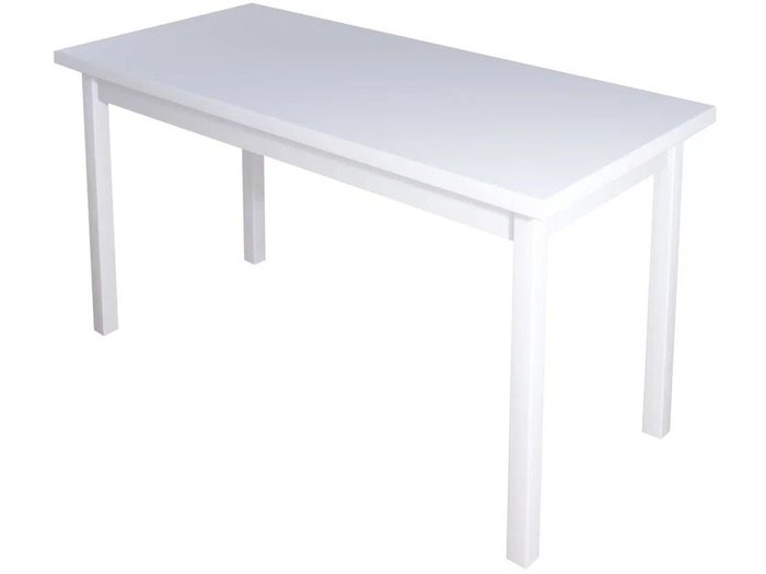 Обеденный стол Классика 130х60 белого цвета