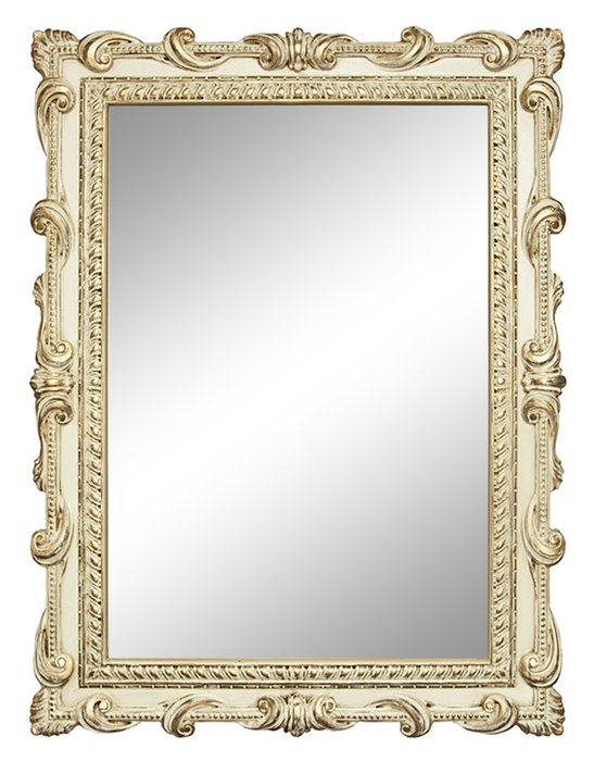 Зеркало Лива Слоновая кость золото с патиной