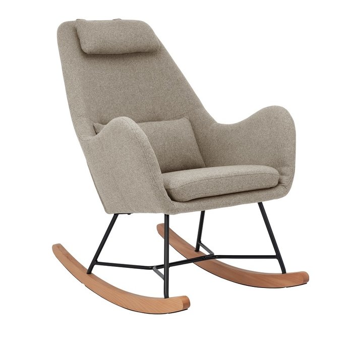 Кресло-качалка Duglas серого цвета