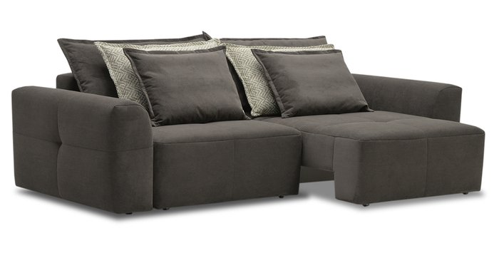 Диван-кровать Ройс серого цвета - лучшие Прямые диваны в INMYROOM