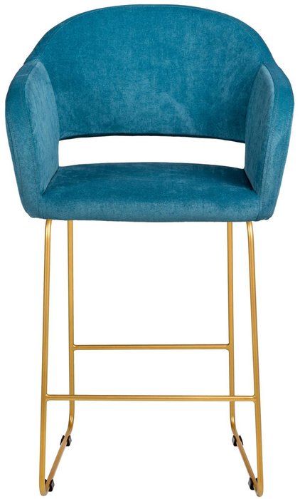 Стул полубарный Oscar голубого цвета - лучшие Барные стулья в INMYROOM
