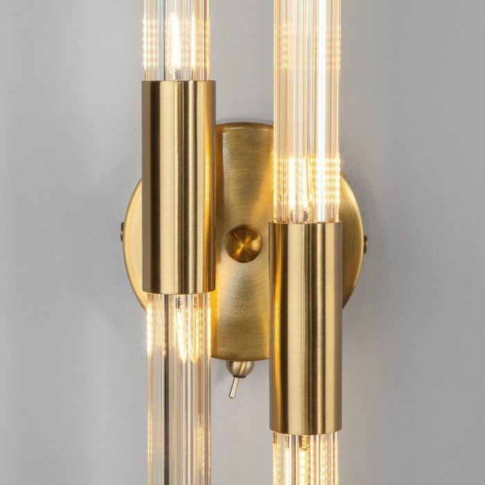 Настенный светильник со стеклянными плафонами 557/4 Sole - купить Бра и настенные светильники по цене 5590.0