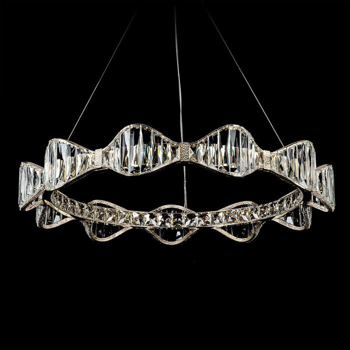Хрустальная люстра ML.785.800 CP (хрусталь, цвет прозрачный) - купить Подвесные люстры по цене 160000