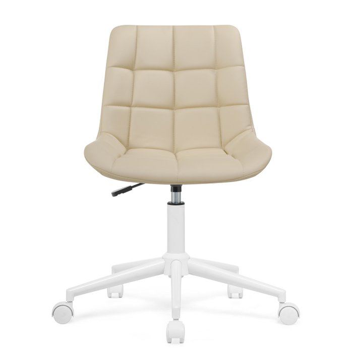 Офисный стул Честер бежево-белого цвета - купить Офисные кресла по цене 7090.0