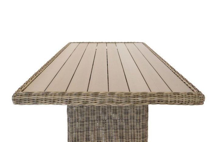 Плетеный обеденный стол Бергамо - купить Садовые столы по цене 44531.0