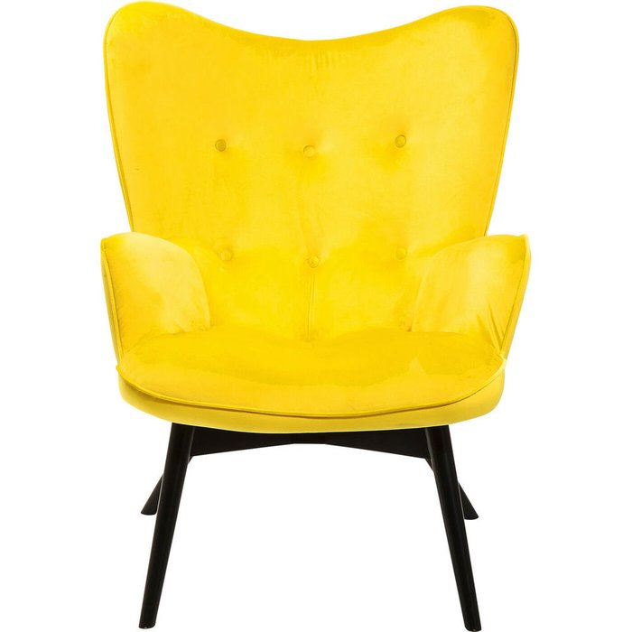 Кресло Vicky желтого цвета